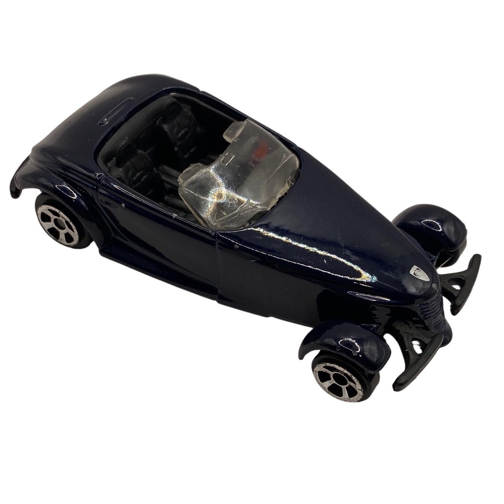 VTG Maisto Chrysler Prowler Diecast Car 2001 Midnight Blue 1:64‎ Scale Roadster